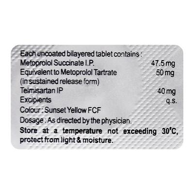 TELEFIX MT 50mg Tablet 10's - Hypertension-Ang