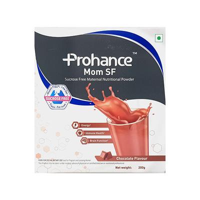 PROHANCE MOM SF SUCROSE FREE CHOCOLATE FLAVOUR Powder 200gm - Supplements-Vam