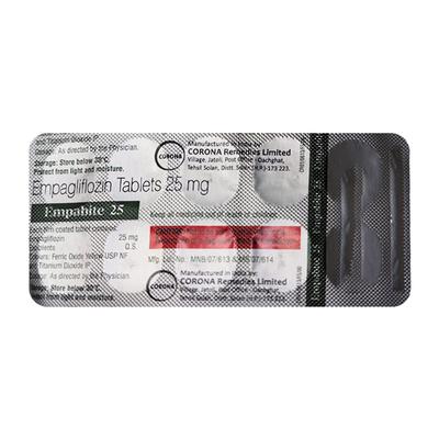 EMPABITE 25 Tablet 10's - Diabetes-Ant