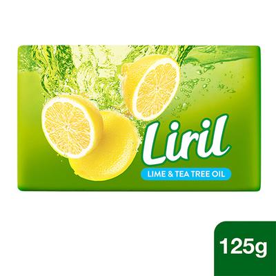 Liril Lime & Tea Tree Oil Soap- For All Skin Types 125 gm - Soaps