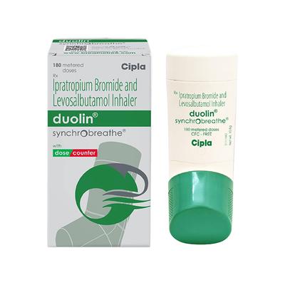 DUOLIN SYNCHROBREATHE WITH DOSE COUNTER Inhaler 180md - Asthma/COPD-Ast