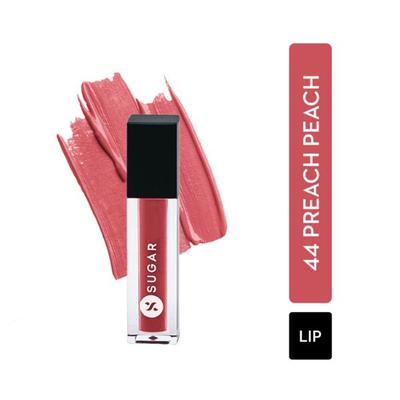 Sugar Cosmetics Smudge Me Not Liquid Mini Lipstick 44 Preach Peach 1.1 ml - Liquid Lipsticks