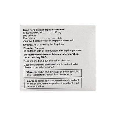 Itaphyte 100mg Capsule 10'S - Fungal Infections-Anf