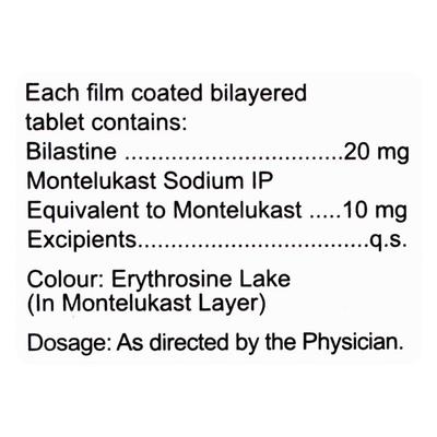PRULASTIN M Tablet 10's - Allergies-Ant