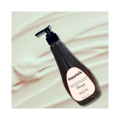 Miracle Herbs Deep Moisture with cocoa Butter 100% vegan & parabean free Sapphire Body Lotion Nargis 380 ml - Lotions & Creams
