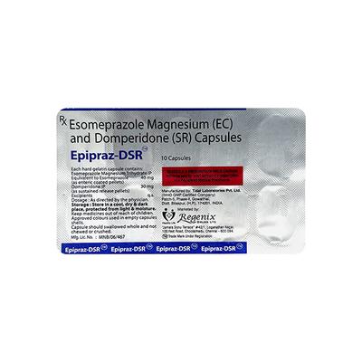 EPIPRAZ DSR Capsule 10's - Ulcer/Reflux/Flatulence-Aaa