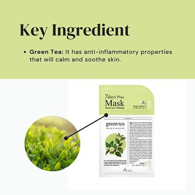 Ariul Ariul Seven Days Plus Mask Green Tea 20 ml - Sheet Masks