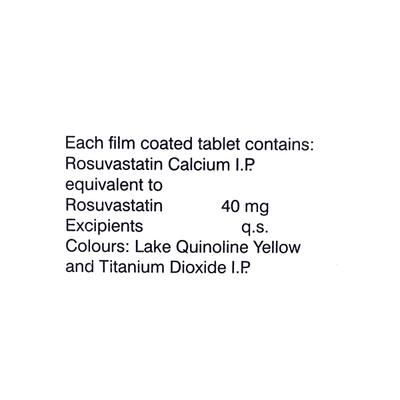 Novastat 40Mg Tablet 15's - High Cholesterol-Dys