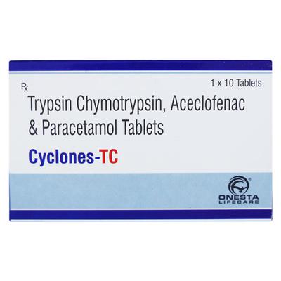 CYCLONES TC Tablet 10's - Pain relief-Nsa