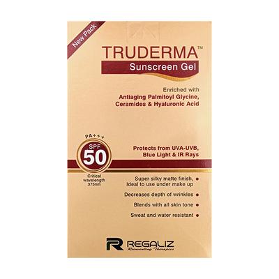 TRUDERMA NEW SPF 50 PA +++ Sunscreen Gel 50g - Sun Protectors-Emo
