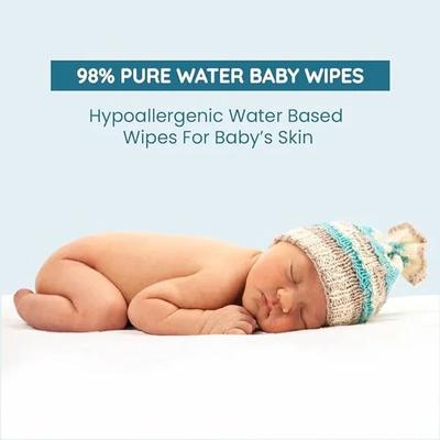 Mother Sparsh 98% Water Based Wipes 80's - Diapers & Wipes