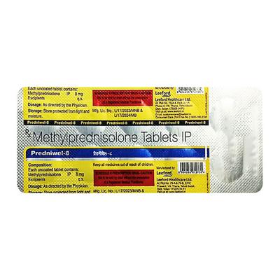 PREDNIWEL 8 Tablet 10's - Allergies-Ant