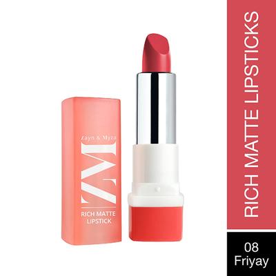 ZM Zayn & Myza Rich Matte Lipstick - Friyay 4.2 gm - Lipsticks
