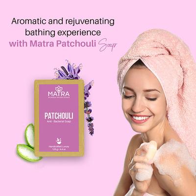 Matra Patchouli Handmade Soap with Aloe Vera 125 gm - Soaps