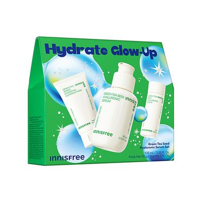 Innisfree Hydrate Glow-Up Set Korean Routine for Deep Hydration & Glass Skin 155 ml - Makeup Kits & Sets