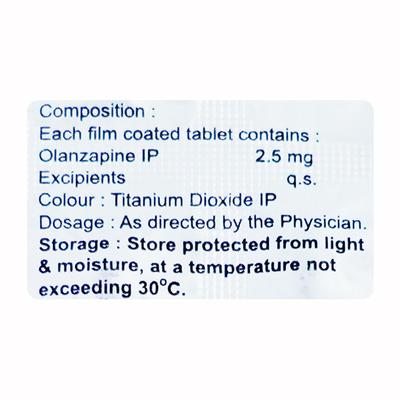 Olanex 2.5mg Tablet 10'S - Schizophrenia-Aps