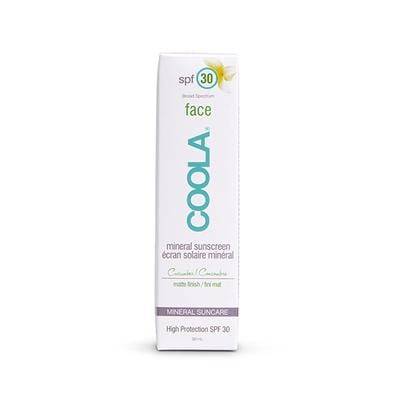 Coola Mineral Face Sunscreen SPF 30 Cucumber Matte Finish 50 ml - Face Sunscreen