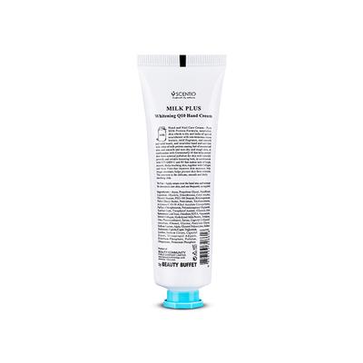 Scentio Milk Plus Organic Whitening Q10 Hand Cream 30 ml - Hand Creams