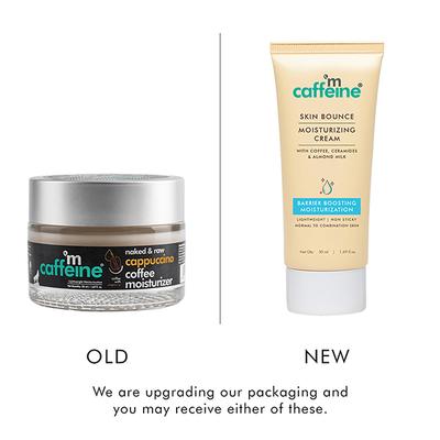 MCaffeine Lightweight Cappuccino Coffee Face Moisturizer with Vitamin E & Almond Milk for All Skin Type 50 ml - Face Moisturizers