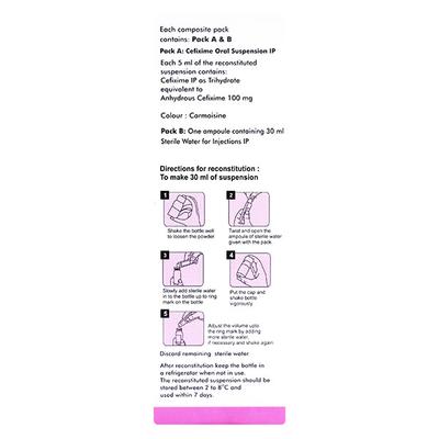 Ritecef O 100mg Dry Syrup 30ml - Bacterial Infections-Cep