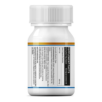 Inlife MCT Oil 500 mg Liquid Filled Veg Capsule 60's - Weight Loss