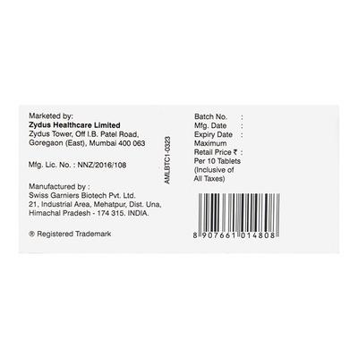 AMLODAC B Tablet 10's - Hypertension-Ang