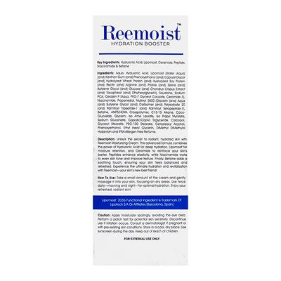 REEMOIST HYDARATION BOOSTER MOISTURISING Cream 100g - Dry Skin-Emo