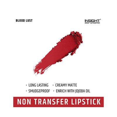 INSIGHT COSMETICS 24 HRS NON TRANSFER MATTE LIPSTICK (LL-03)-BLOOD LUST (15) 3 gm - Lipsticks