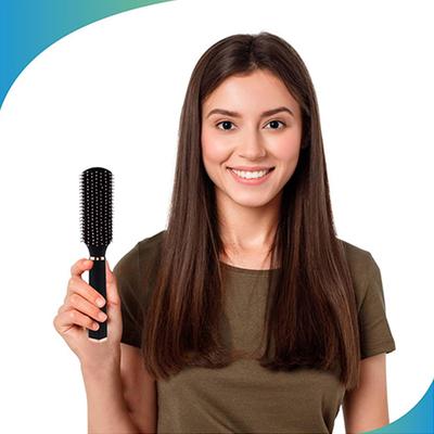 Vega Flat Hair Brush for Women and Men, (E33-FB) 78 gm - Hair Brushes