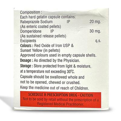 RABIFIX PK Capsule 10's - Ulcer/Reflux/Flatulence-Aaa