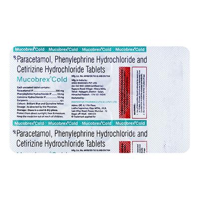 MUCOBREX COLD Tablet 10's - Cough And Cold-Cou
