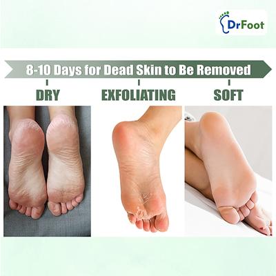 Dr Foot Exfoliating Foot Socks Mask Pair - Manicure & Pedicure Kits