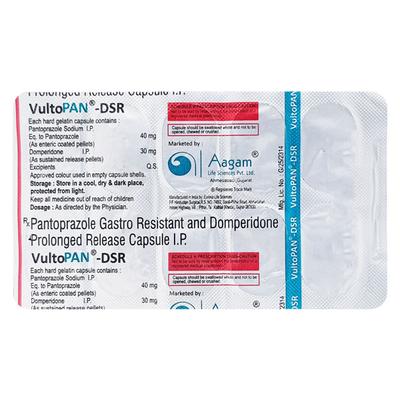 VULTOPAN DSR Capsule 10's - Ulcer/Reflux/Flatulence-Aaa