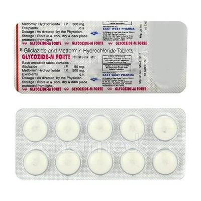 Glycozide M Forte Tablet 10'S - Diabetes-Ant