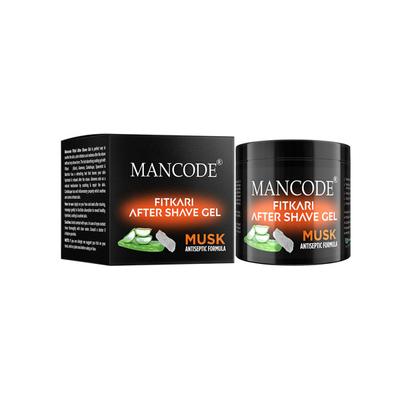 Mancode Fitkari After Shave Gel Musk Antiseptic Formula 100 gm - Shaving Gels