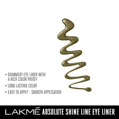 Lakme Unreal Precision Liquid Eye Liner, Liquid Golden, 4.5ml - Eyeliners