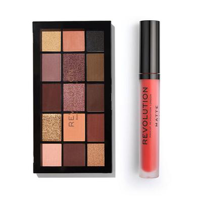 Makeup Revolution Eye and Lip Duo (I) 16.5 gm + 3 ml - Eyebrow Pencils & Enhancers