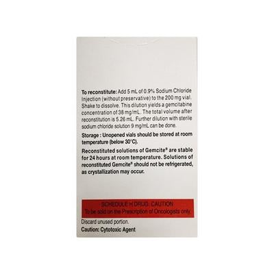 Gemcite 200mg Injection 1'S - Cancer Oncology-Cyt