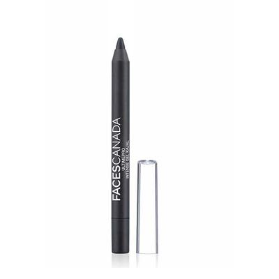 Faces Canada Ultime Pro Intense Gel Kajal Black 0.8 Gm - Kajal & Kohls