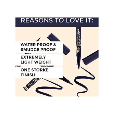 Matt Look Perfect Stay Style Muse Eyeliner 24 Hours Long Lasting Quick Drying Waterproof Smudge Proof Precise Ultra Fine Royal Blue 1 gm - Eyeliners
