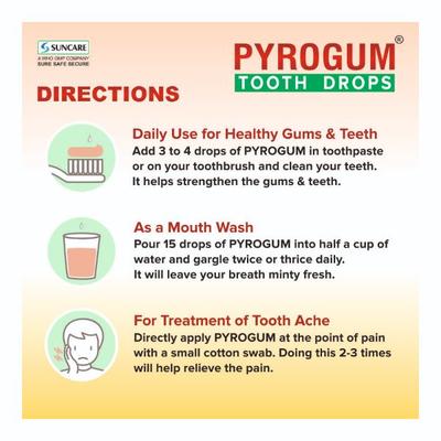 Suncare Pyrogum Tooth Drops 15 ml - Toothpaste