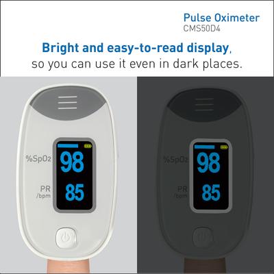 Omron CMS50D4 Finger Pulse Oximeter Blood Oxygen SpO2 Sports and Aviation Monitor 1's - Blood Glucose Monitors/Test Strips