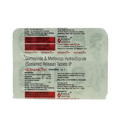 Glynamic M 1Mg Tablet 10's - Diabetes-Ant