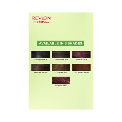 Revlon Color N Care Nourshing Permanent Hair Color Blend of Oil and Shea Butter - 4 Brown 40gm - Crème