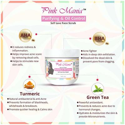 Passion Indulge Pink Mania Purifying and Oil Control Face Mudd Reduces Acne and Pores 200 gm - Creams/Oils/Lotions