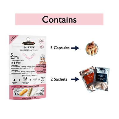 La Cremerie SkinCapz Calming and Moisturising Facial Kit 2's - Facial Kits