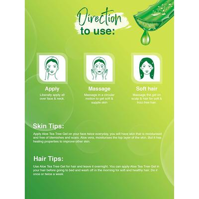 Spantra Aloe Tea Tree Gel 300 ml - Face Gels