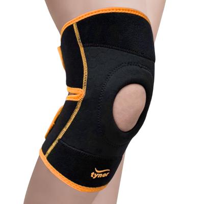 Tynor Knee Wrap (Neoprene) (UN) - Black & Orange - Knee/Leg Supports