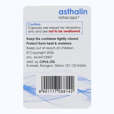 ASTHALIN Rotacap 60's - Asthma/COPD-Ast