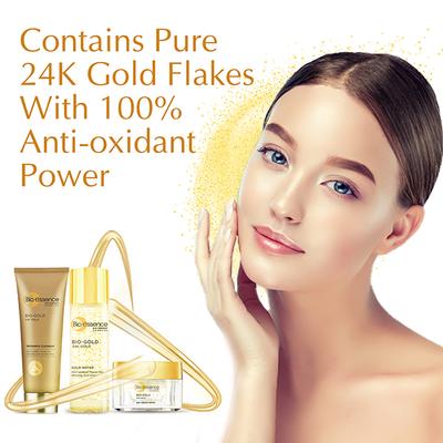 Bio-Essence 24K Gold CTM Kit - Cleanser, Toner, Moisturizer 240 g - Facial Kits
